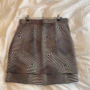 Anthropologie HD in Paris Skirt with side zipper